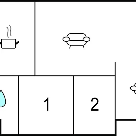 Дом отдыха 2 Bedroom Gorgeous In *
